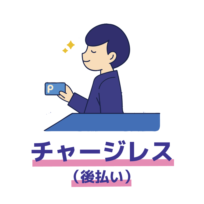 チャージレス（後払い）